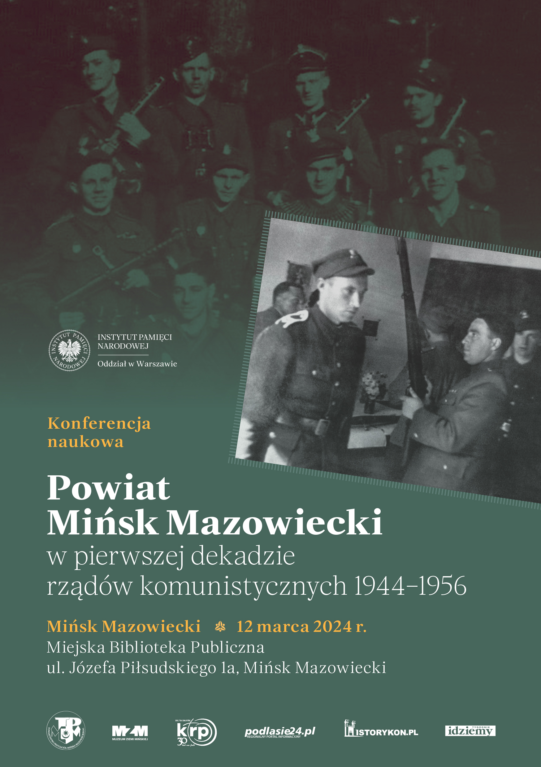 Konferencja naukowa „Powiat miński w pierwszej dekadzie rządów komunistycznych 1944 – 1956”